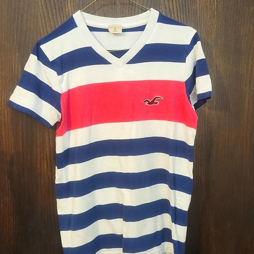 Hollister brand short sleeve V-neck tee. Men's size Small